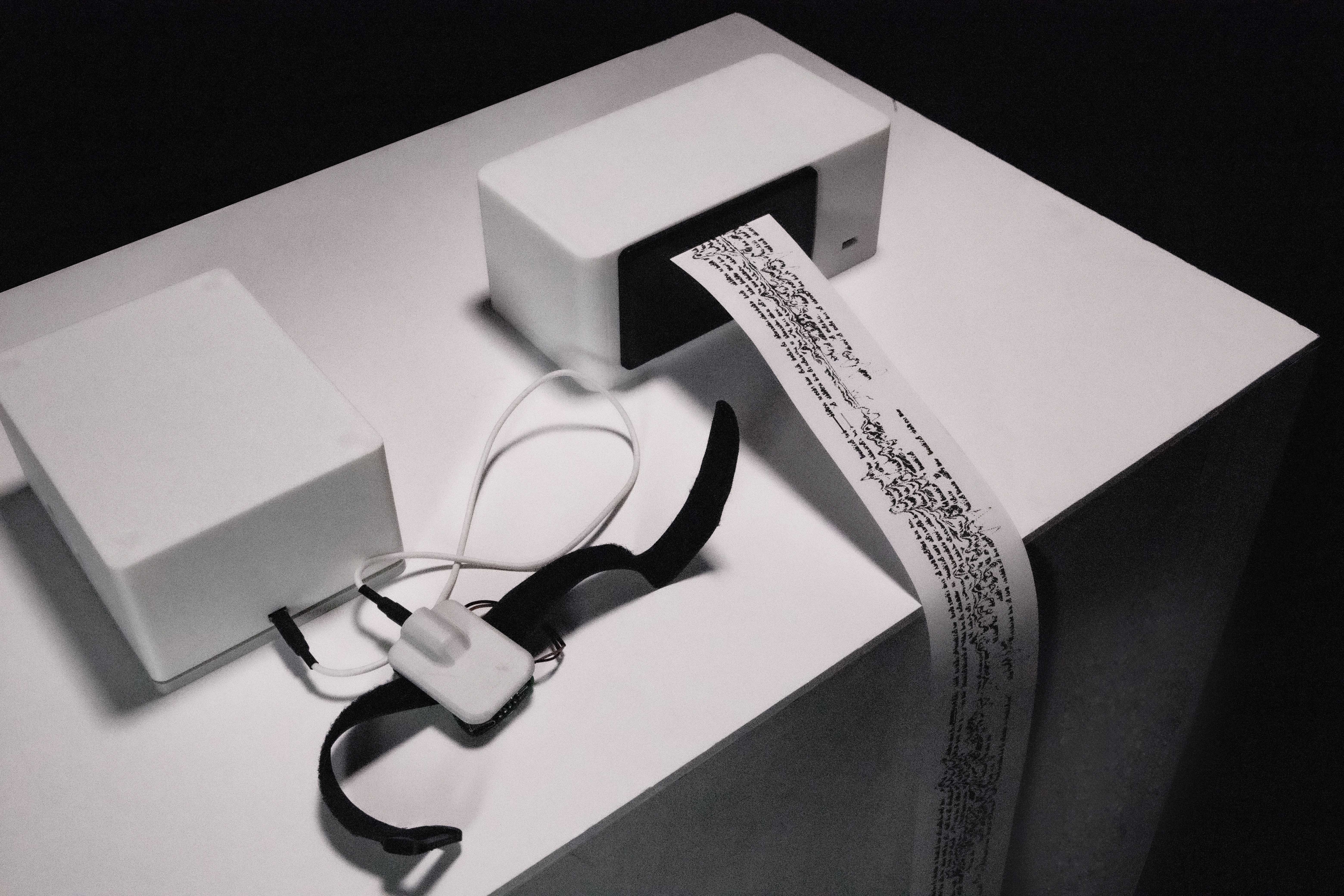 Digital Psalms installation view by Wu Yi, 2024