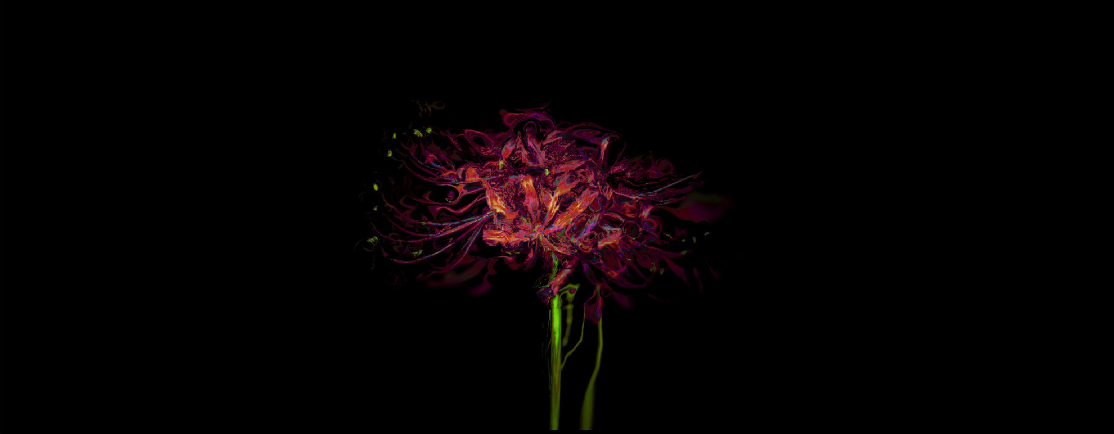 Empathize with Nature, digital moving-image still by Wu Yi, 2023